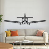 Commander 112 Front Metal Aircraft Wall Art - NCP0472