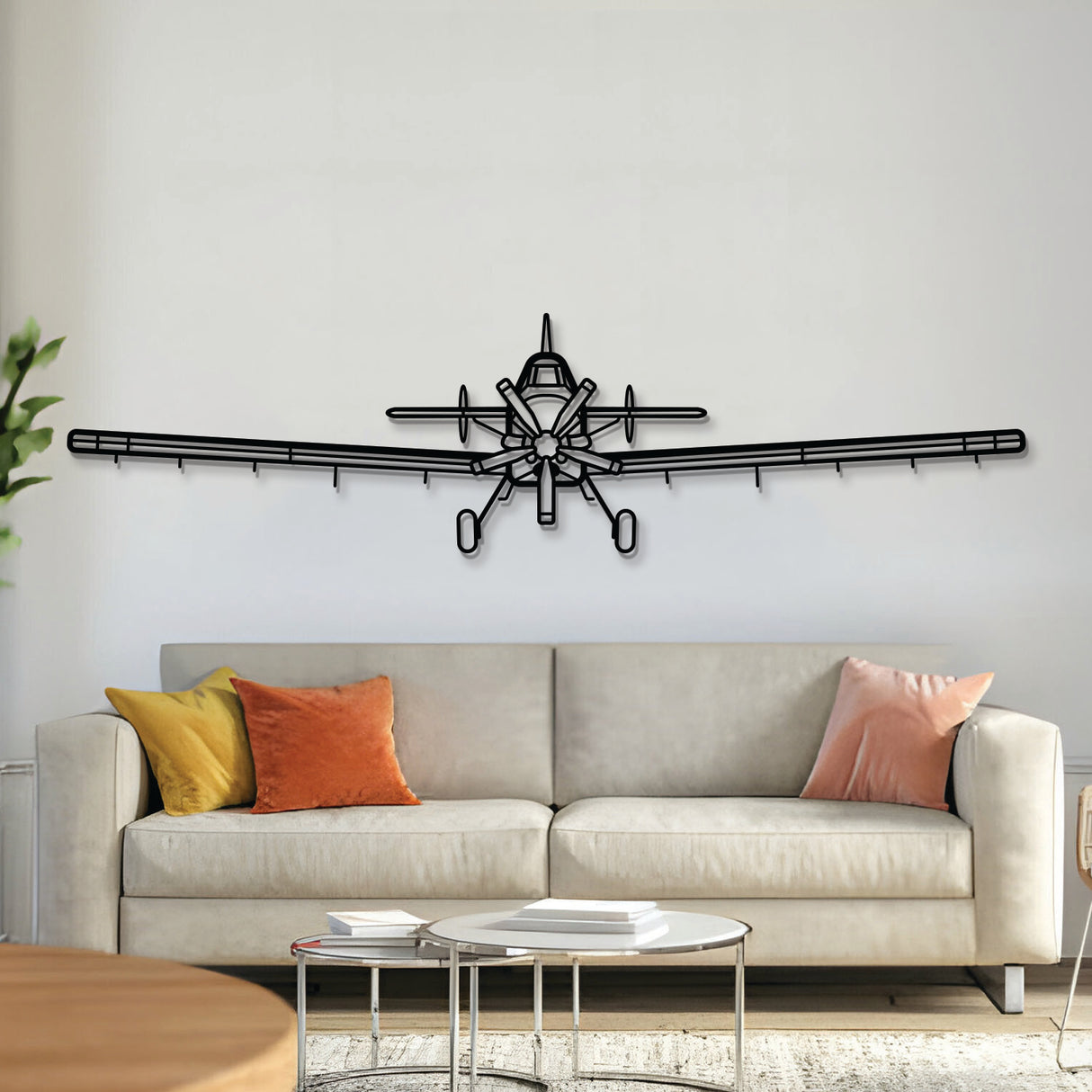 AT-802 Front Metal Aircraft Wall Art - NCP0259