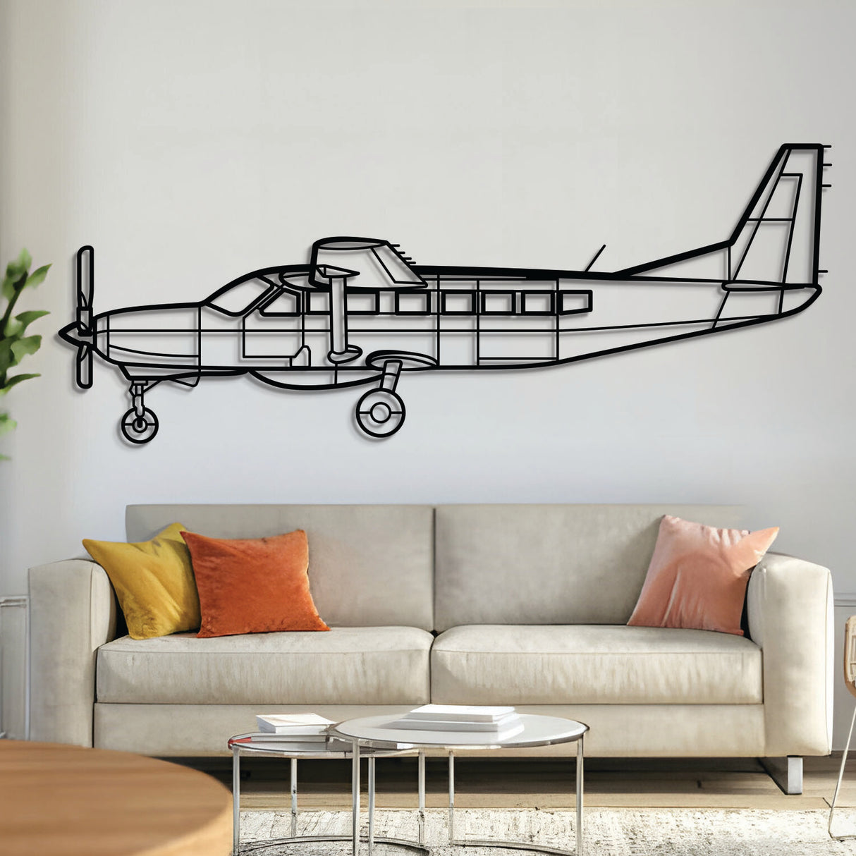 208B Grand Caravan EX Metal Aircraft Wall Art - NCP0155