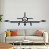 750 XL Front Metal Aircraft Wall Art - NCP0307