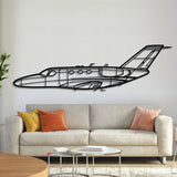 Citation Mustang Metal Aircraft Wall Art - NCP0050