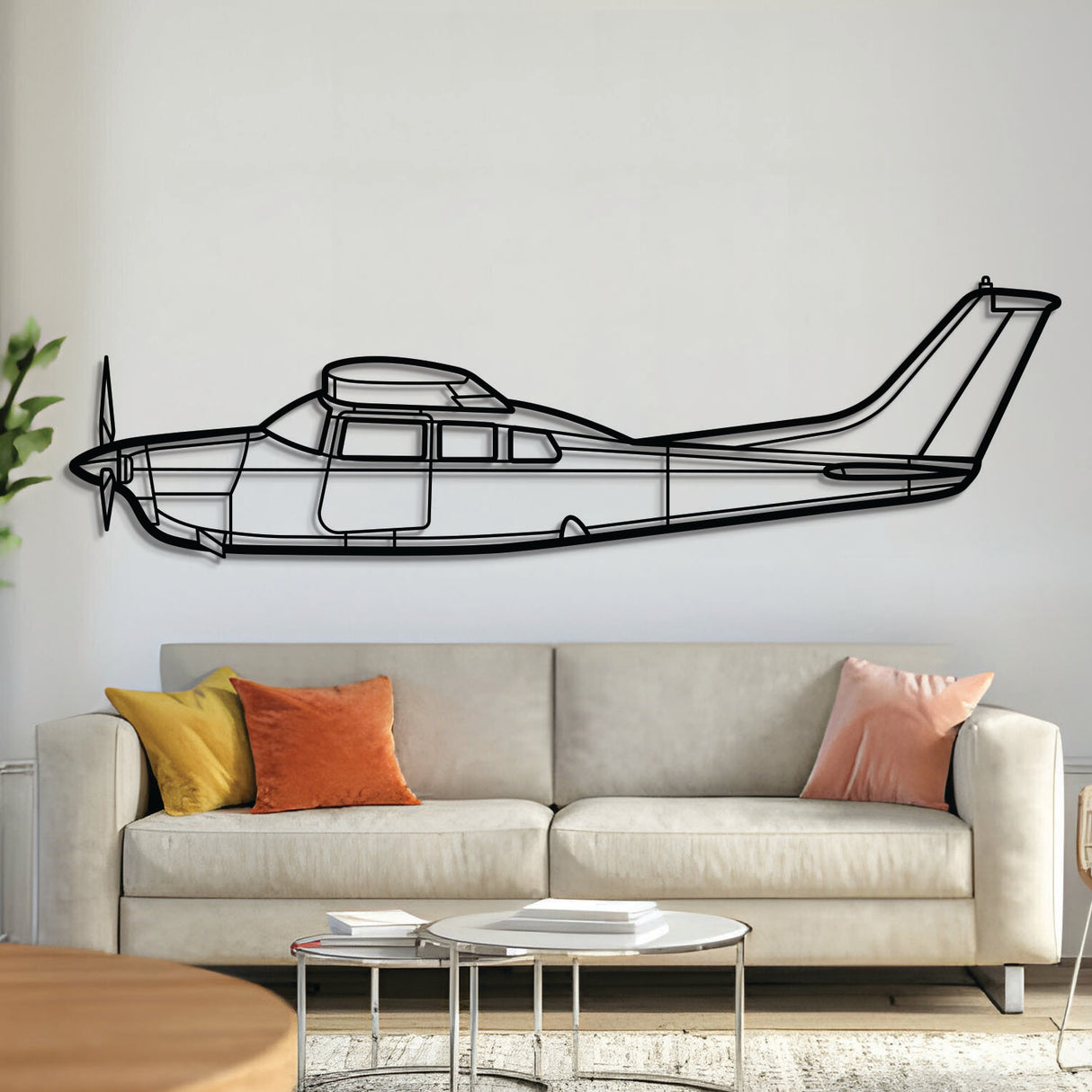 210 Centurion Metal Aircraft Wall Art - NCP0156