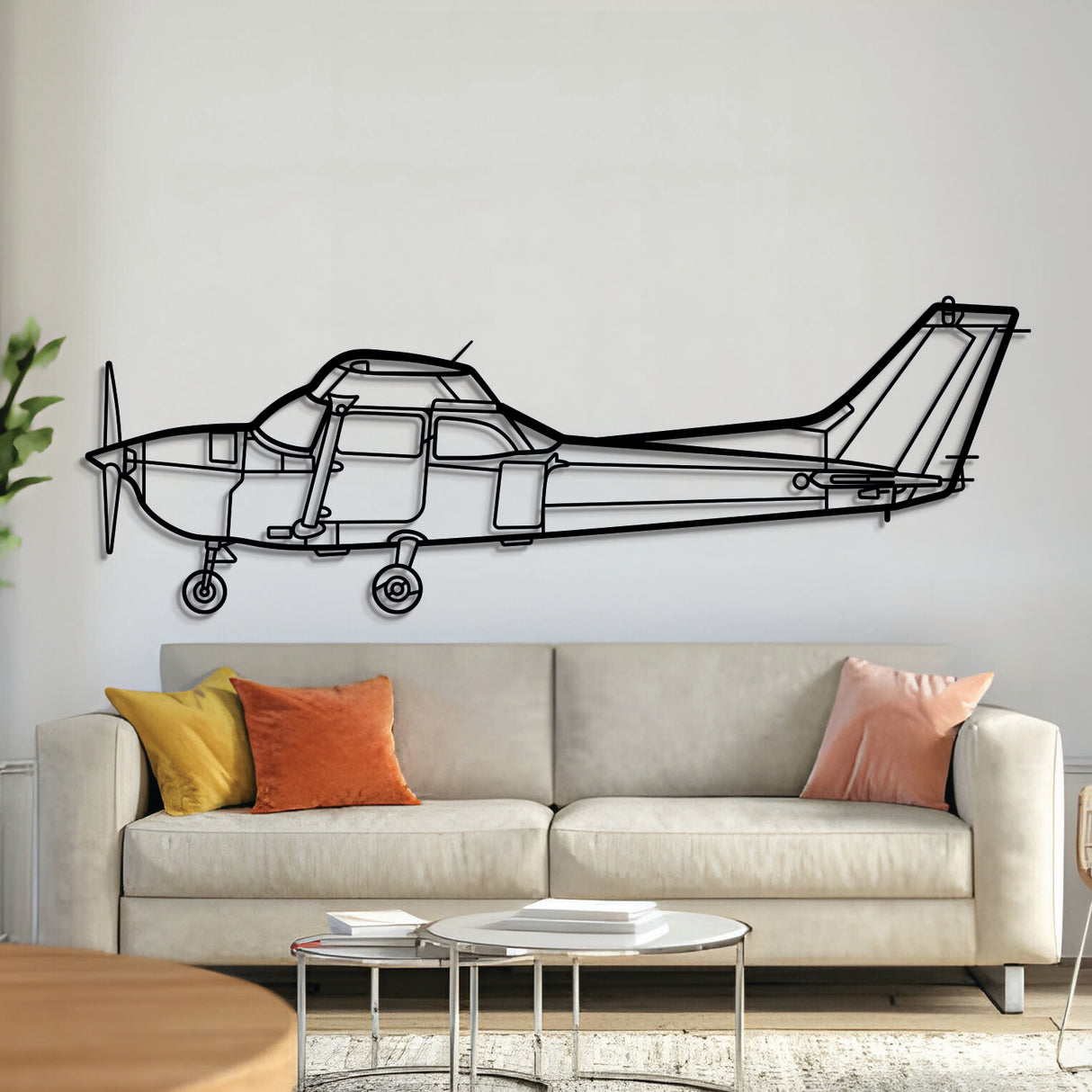 Skyhawk 172 Metal Aircraft Wall Art - NCP0126