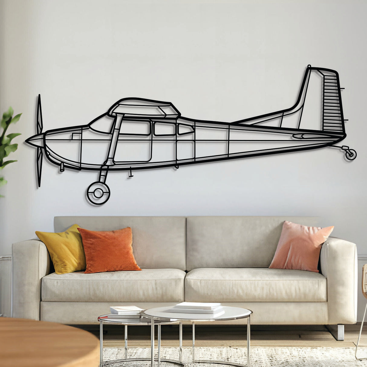 180K Metal Aircraft Wall Art - NCP0153