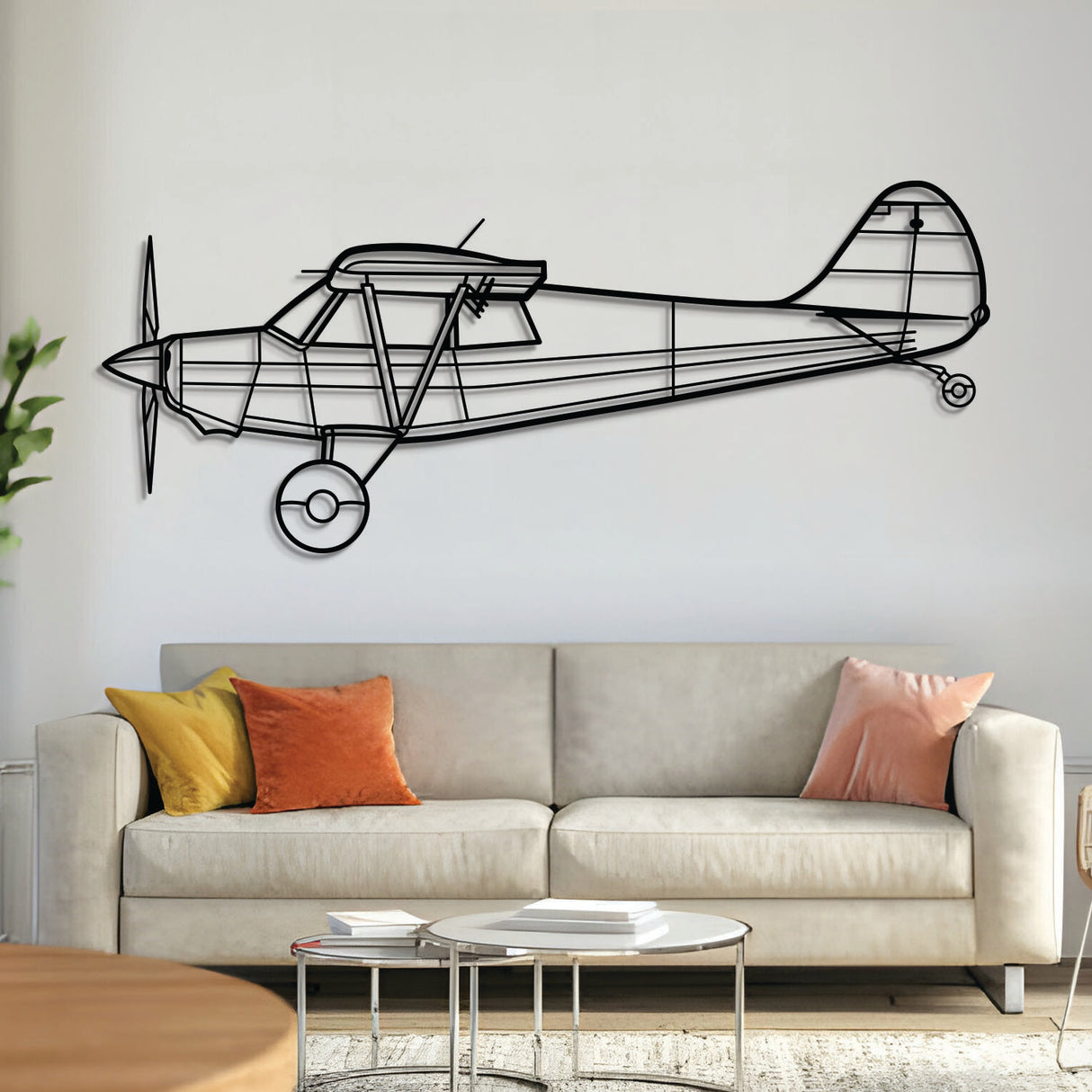 Husky A-1C Metal Aircraft Wall Art - NCP0096