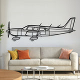 Saratoga PA-32 Metal Aircraft Wall Art - NCP0195