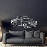 1953 Custom Truck Perspective Metal Car Wall Art - NC1248