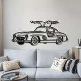 1955 300SL Perspective Metal Car Wall Art - NC1171