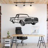 1959 El Camino Perspective Metal Car Wall Art - NC1148