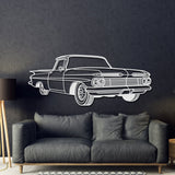 1959 El Camino Perspective Metal Car Wall Art - NC1148