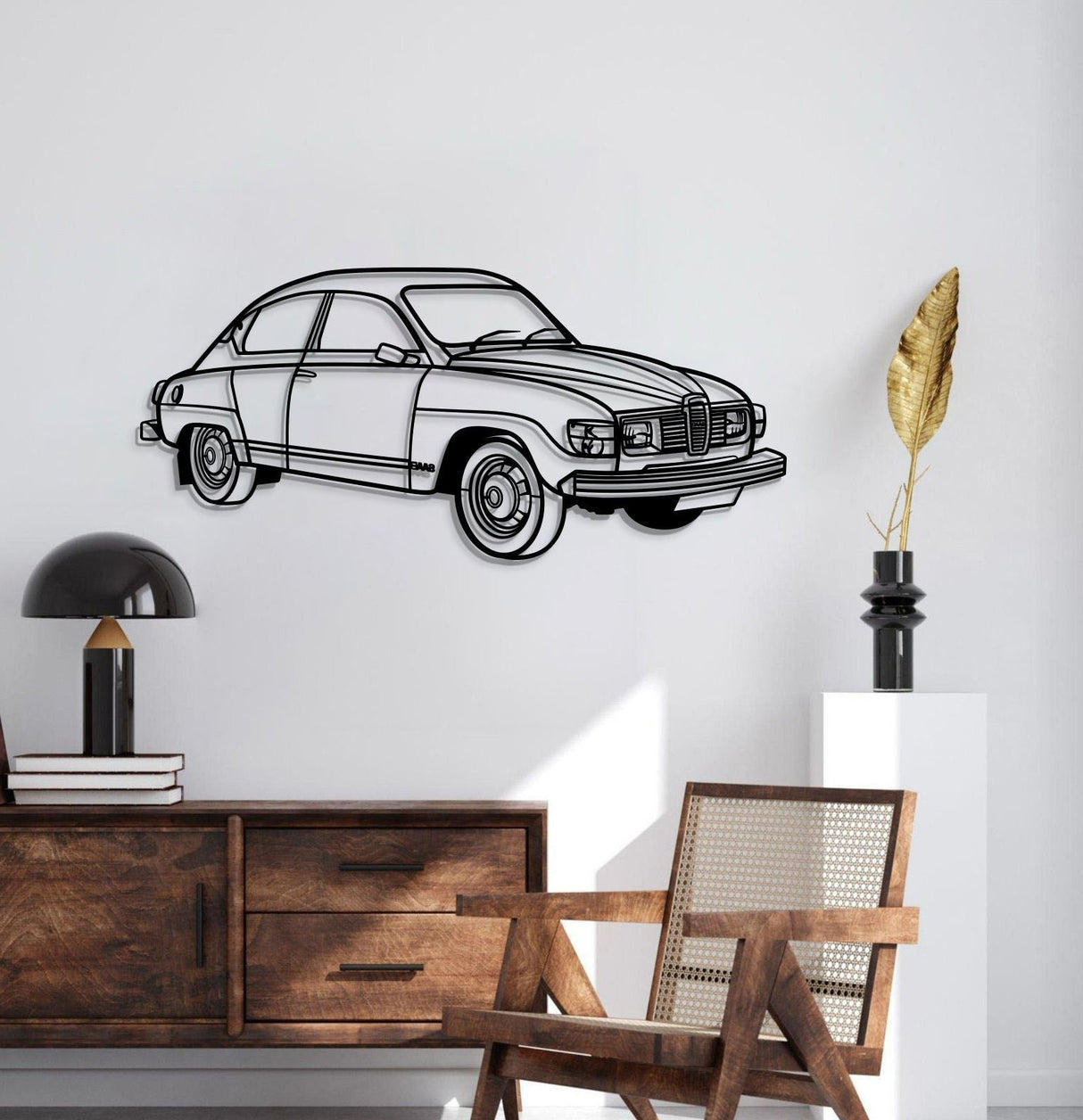 1963 96 Perspective Metal Car Wall Art - NC1189