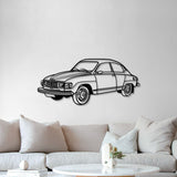 1963 96 Perspective Metal Car Wall Art - NC1189