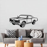 1967 GTO Perspective Metal Car Wall Art - NC1183