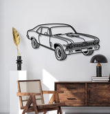 1969 Nova Yenko Perspective Metal Car Wall Art - NC1250