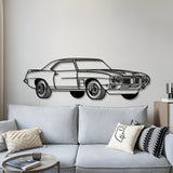 1969 Firebird Trans AM Perspective Metal Car Wall Art - NC1185