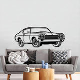 1970 Chevelle SS Perspective Metal Car Wall Art - NC1251