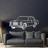 1974 W115 Perspective Metal Car Wall Art - NC1172