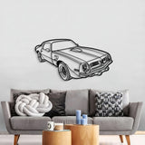 1975 Transam Perspective Metal Car Wall Art - NC1284