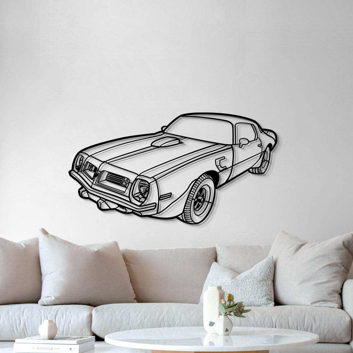 1975 Transam Perspective Metal Car Wall Art - NC1284