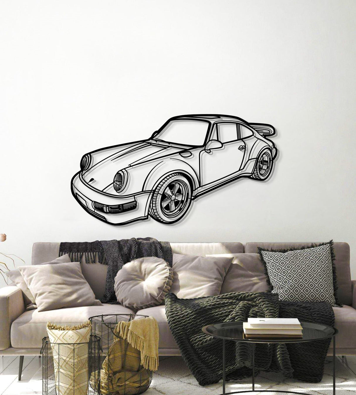 1978 911 SC Perspective Metal Car Wall Art - NC1287