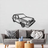 1980 Horizon Perspective Metal Car Wall Art - NC1182