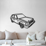 1980 Horizon Perspective Metal Car Wall Art - NC1182