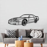 1988 Trans AM Perspective Metal Car Wall Art - NC1186