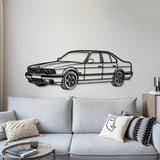 1991 E34 M5 Perspective Metal Car Wall Art - NC1141