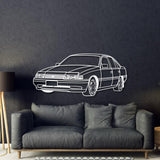 1991 VN Commodore Perspective Metal Car Wall Art - NC1162