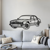 1993 XJ6 Vanden Plas Perspective Metal Car Wall Art - NC1277