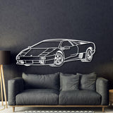 1993 Diablo VT Perspective Metal Car Wall Art - NC1166