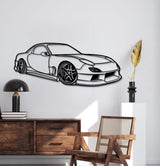 1994 RX-7 Stance Perspective Metal Car Wall Art - NC1170