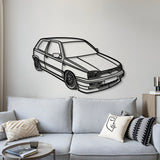 1998 Golf MK3 Perspective Metal Car Wall Art - NC1293