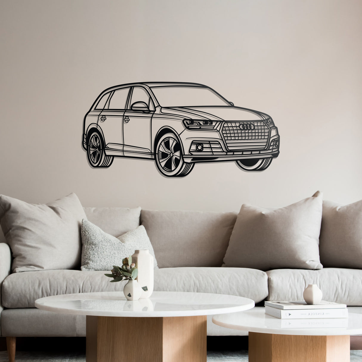 2016 Q7 Perspective Metal Car Wall Art - NC1205