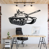 M48 Metal Tank Wall Art - NCP0657