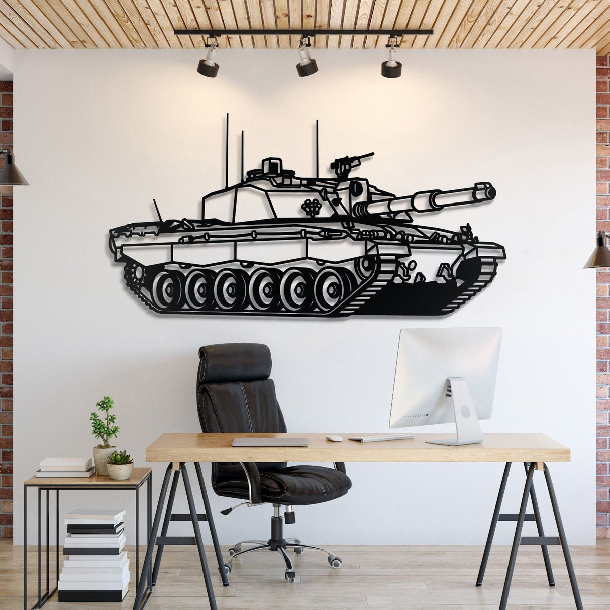 Challenger II Metal Tank Wall Art - NCP0642
