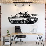 Challenger II Metal Tank Wall Art - NCP0642