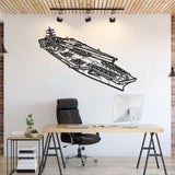 USS Nimitz (CVN-68) Metal Aircraft Carrier Wall Art - NCP0675
