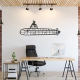 Type 216 Metal Submarine Wall Art - NCP0664