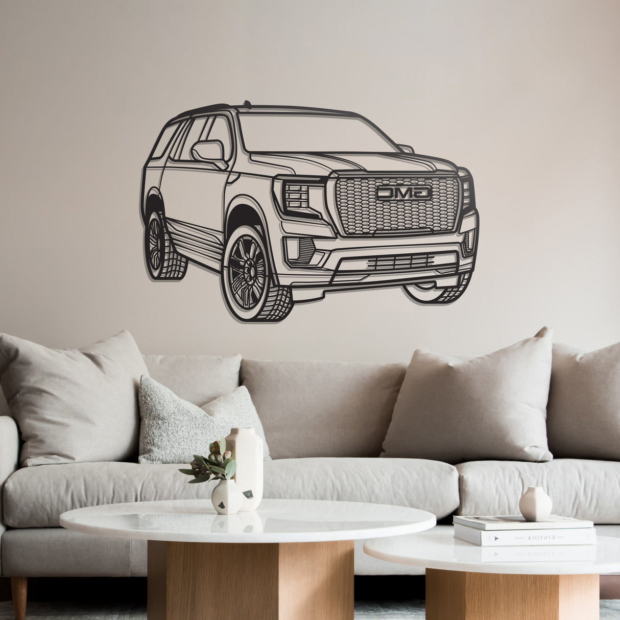 2023 Yukon Denali Ultimate Perspective Metal Car Wall Art - NC1207