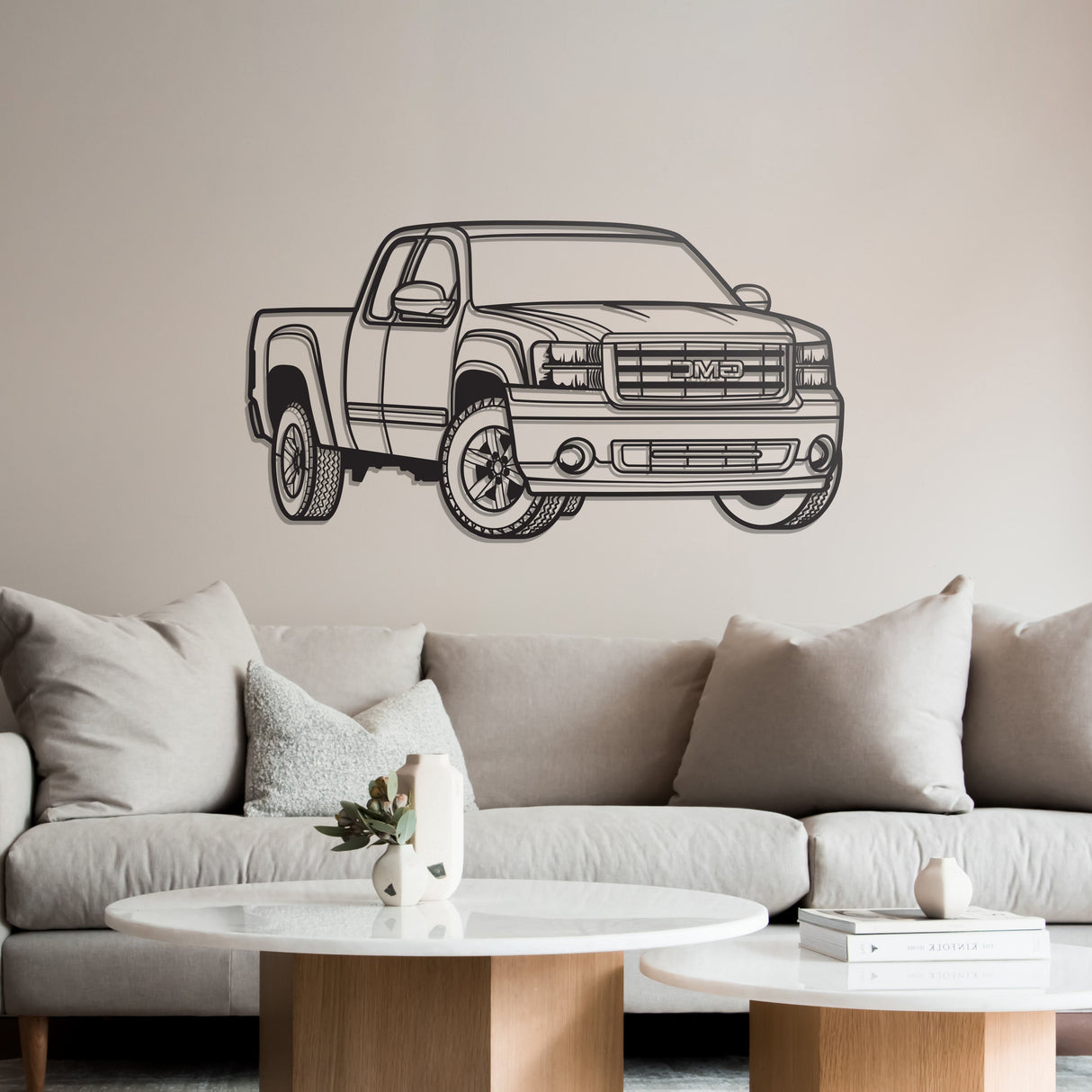 2007 Sierra Perspective Metal Car Wall Art - NC1121