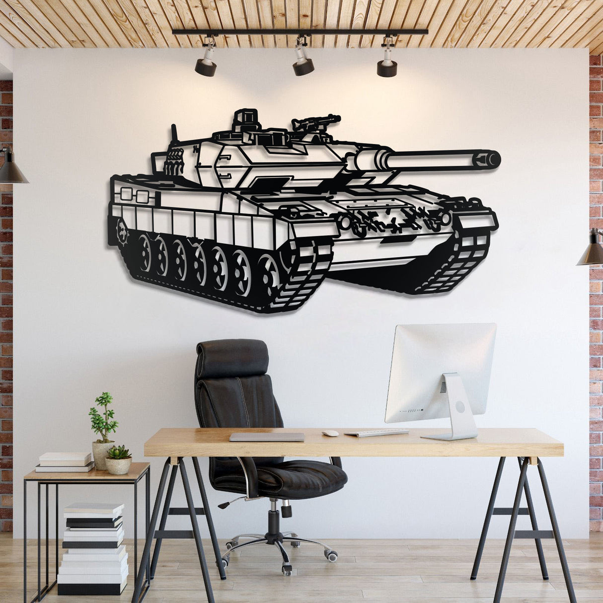 Leopard 2A5 Metal Tank Wall Art - NCP0638