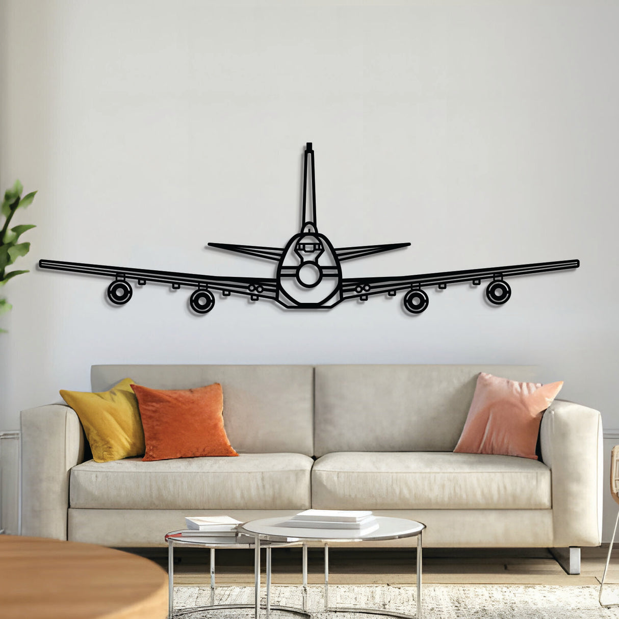 E-4B Front Metal Aircraft Wall Art - NCP0553