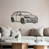 2024 Focus ST Edition Perspective Metal Car Wall Art - NC1224