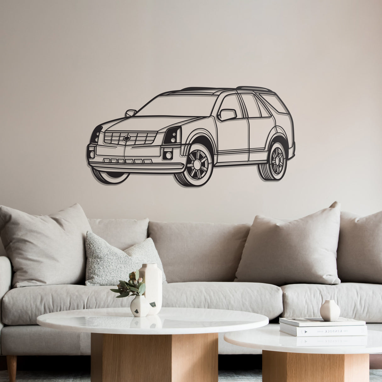 2005 SRX Perspective Metal Car Wall Art - NC1212