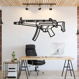 MP5 Metal Weapon Wall Art - NCP0686