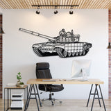 T-72 Metal Tank Wall Art - NCP0634