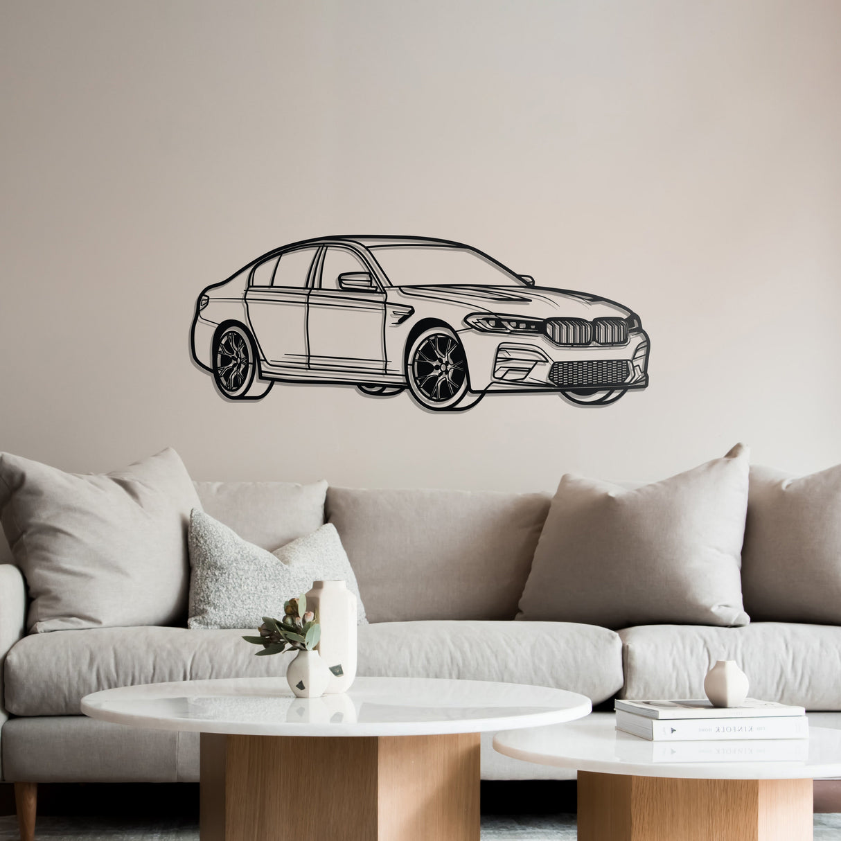 M5 CS Perspective Metal Car Wall Art - NC1216