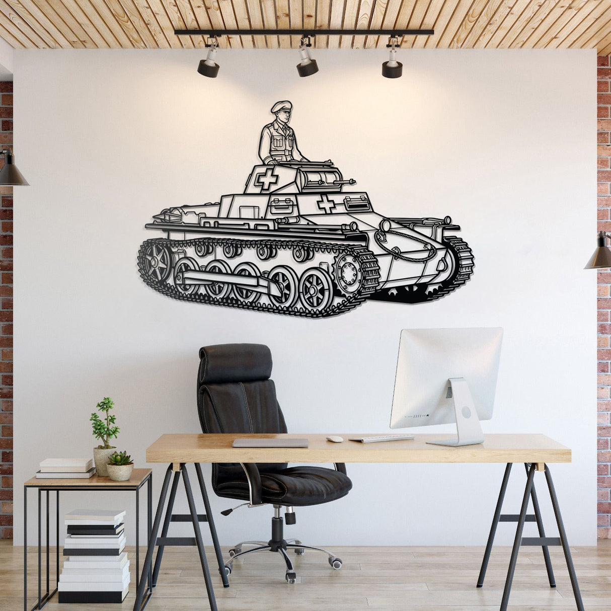 Panzerkampfwagen I Metal Tank Wall Art - NCP0659