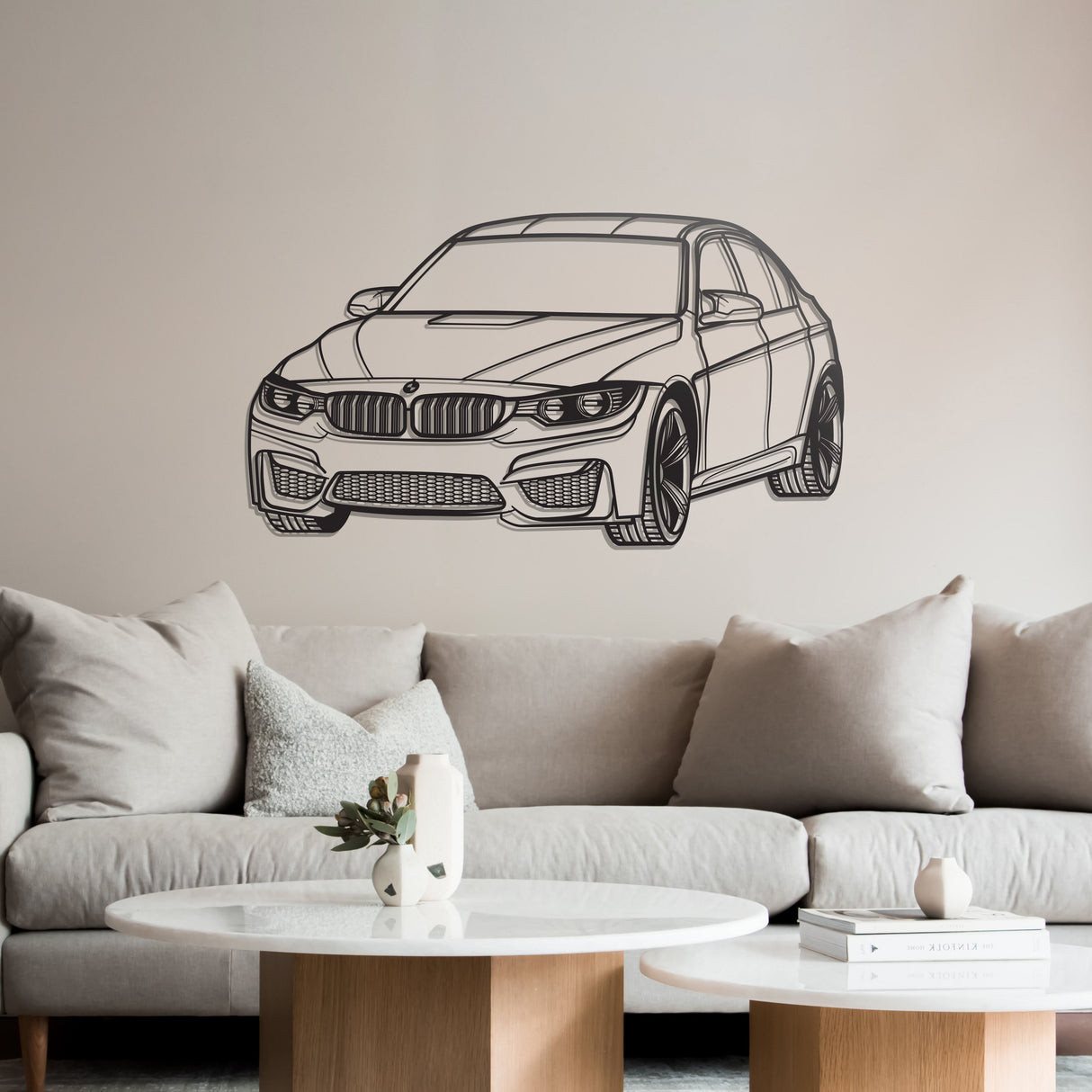 F80 Perspective Metal Car Wall Art - NC1126